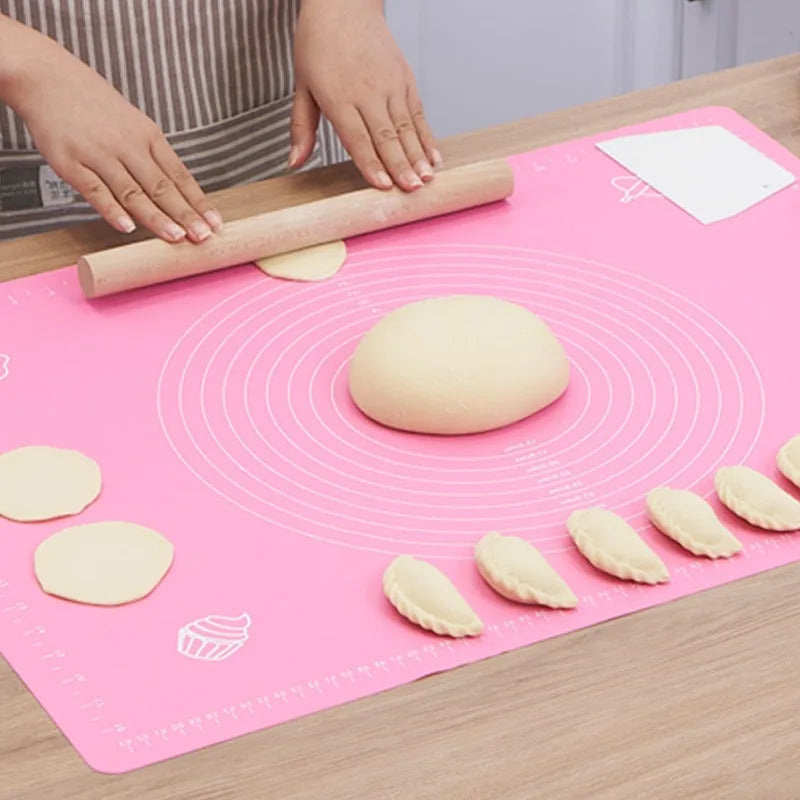 Large Silicone Pastry Mat | Non-Stick Dough Rolling Board
