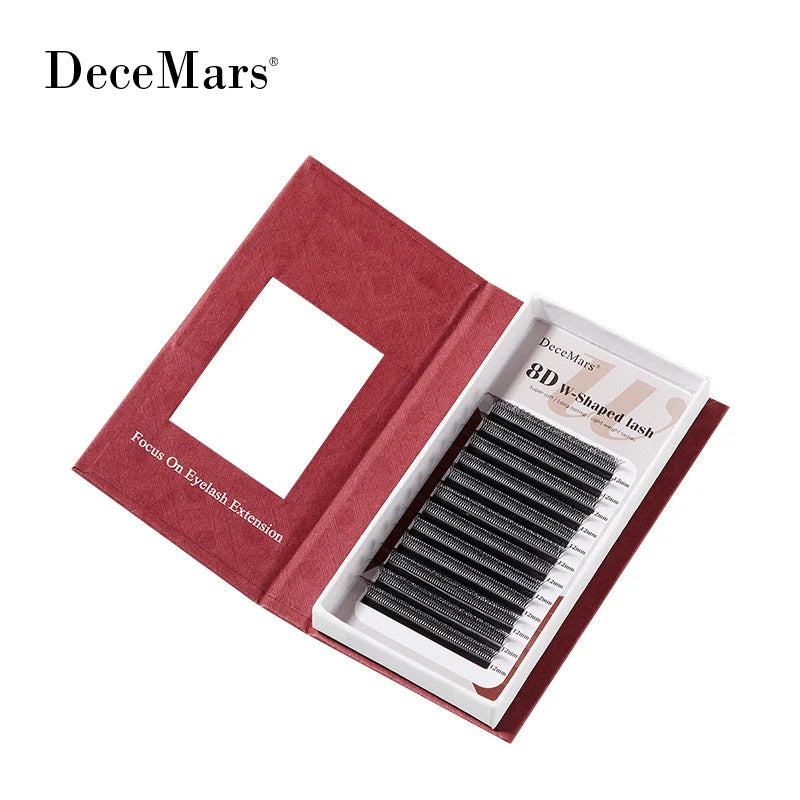 DeceMars 8D W Shaped Eyelash Extension Tray | Salon-Grade Volume Lashes