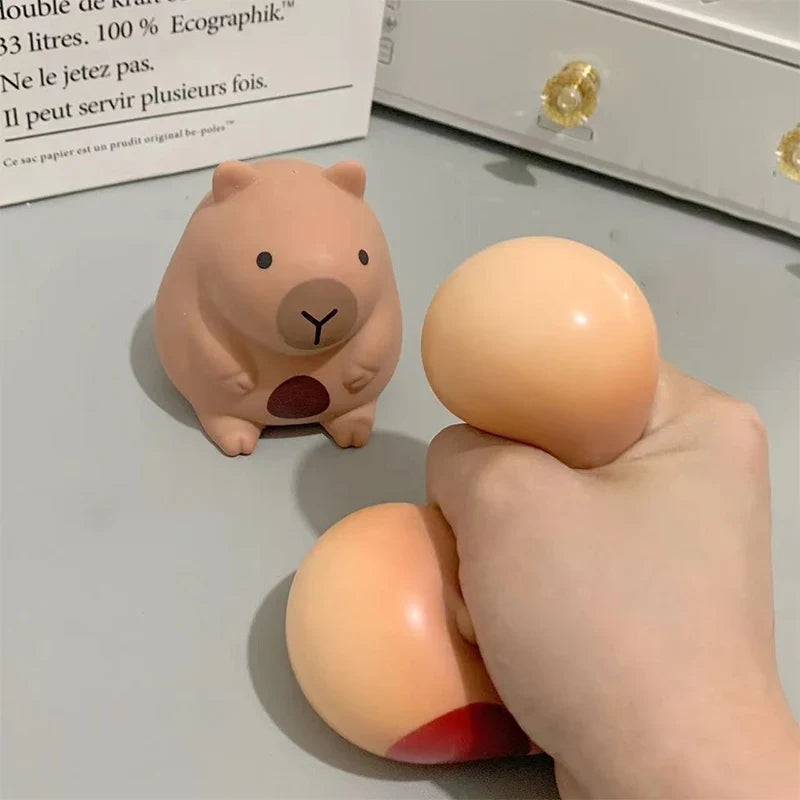 Capybara Mochi Squishy Toy | Slow Rebound Stress Relief Pinching Toy