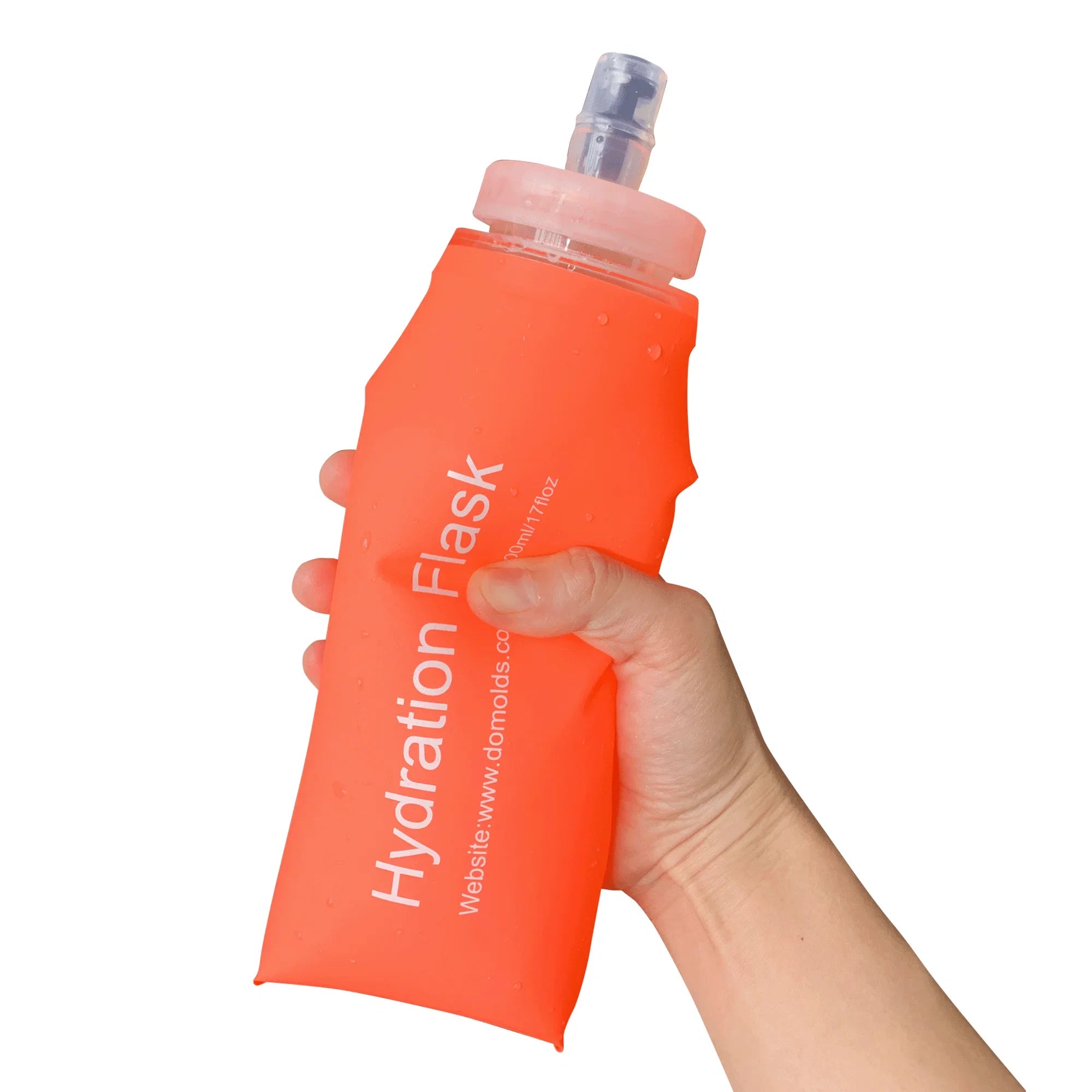 Folding Soft Flask Water Bottle | TPU Outdoor Sport Bottle for Running Camping Hiking