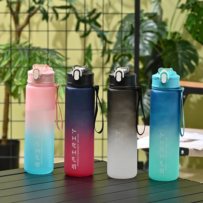 Peace 800ml Large Capacity Sports Water Bottle | Leak Proof Plastic Cup for Gym Outdoor Travel