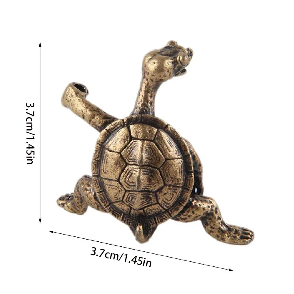 Antique Alloy Kung Fu Turtle Incense Holder | Home Decor Line Incense Burner
