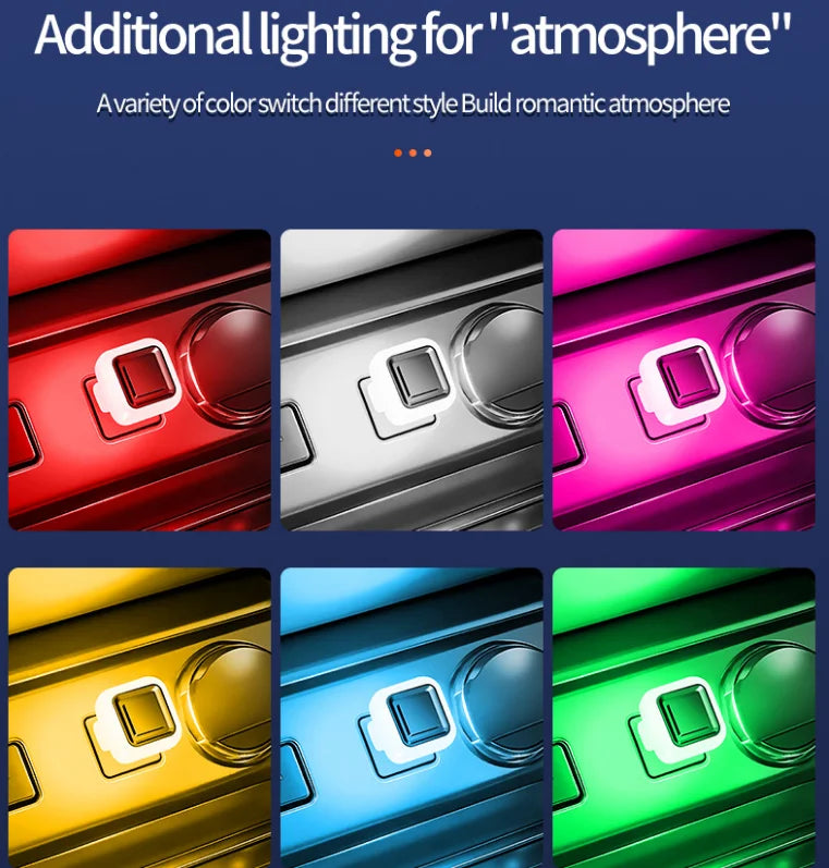 5V Car Mini USB LED Ambient Light | Decorative Atmosphere Lamp for Home Office Computer