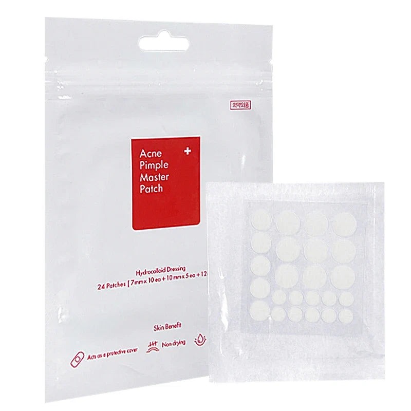 24pcs/36pcs Round Hydrogel Invisible Acne Sticker | Skin Care & Makeup Cover Patches