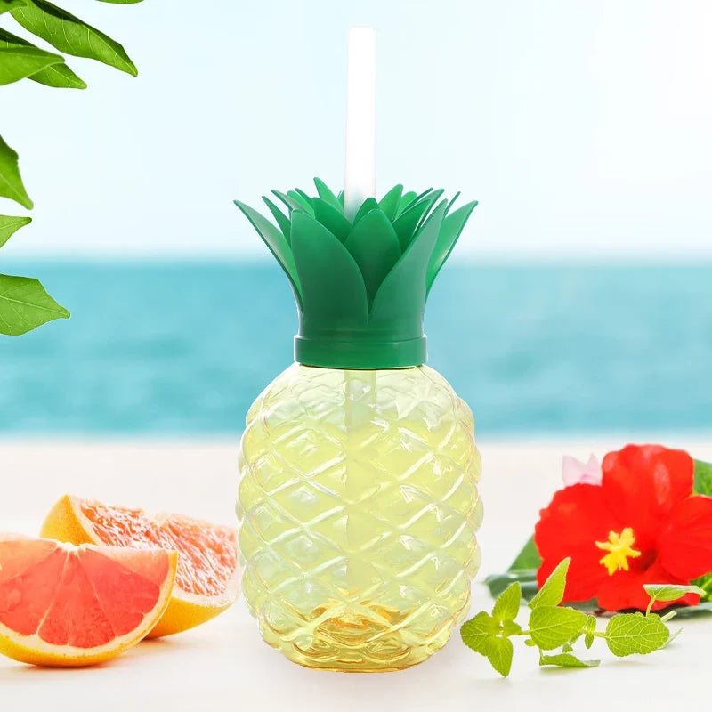 Creative Strawberry Pineapple Juice Cups | Photography Props & Summer Gift