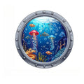 Classic 3D Sea World Dolphin Toilet Stickers | Self-Adhesive Waterproof Decor