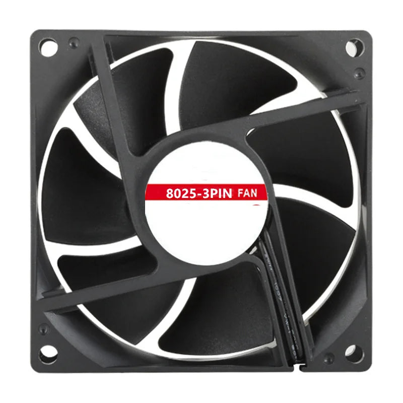 80mm PC Case Cooling Fan | 3Pin 4Pin DC 12V Silent Radiator Fan