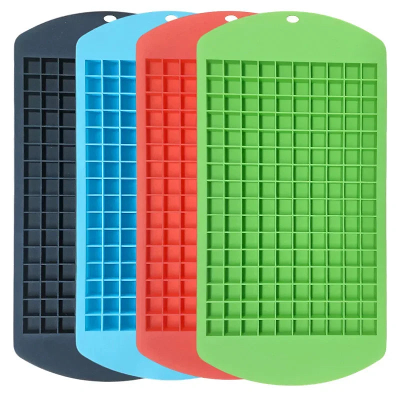 Small Silicone Ice Tray | 160 Grid Crushed Ice Cube Maker