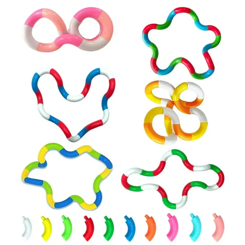 Twist Music Puzzle Toys | Fun Deformation Rope Knot Stress Relief for Kids and Adults