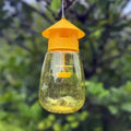 Fruit Fly Trap Killer | Yellow Plastic Drosophila Trap for Orchard and Garden Pest Control
