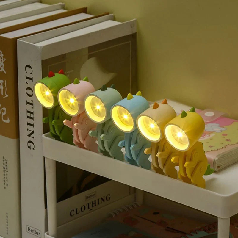Mini Dinosaur Night Light | Battery-Powered LED Lamp for Kids