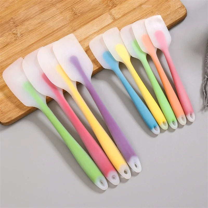 Translucent Silicone Spatula Set | Heat Resistant Kitchen Baking Scraper