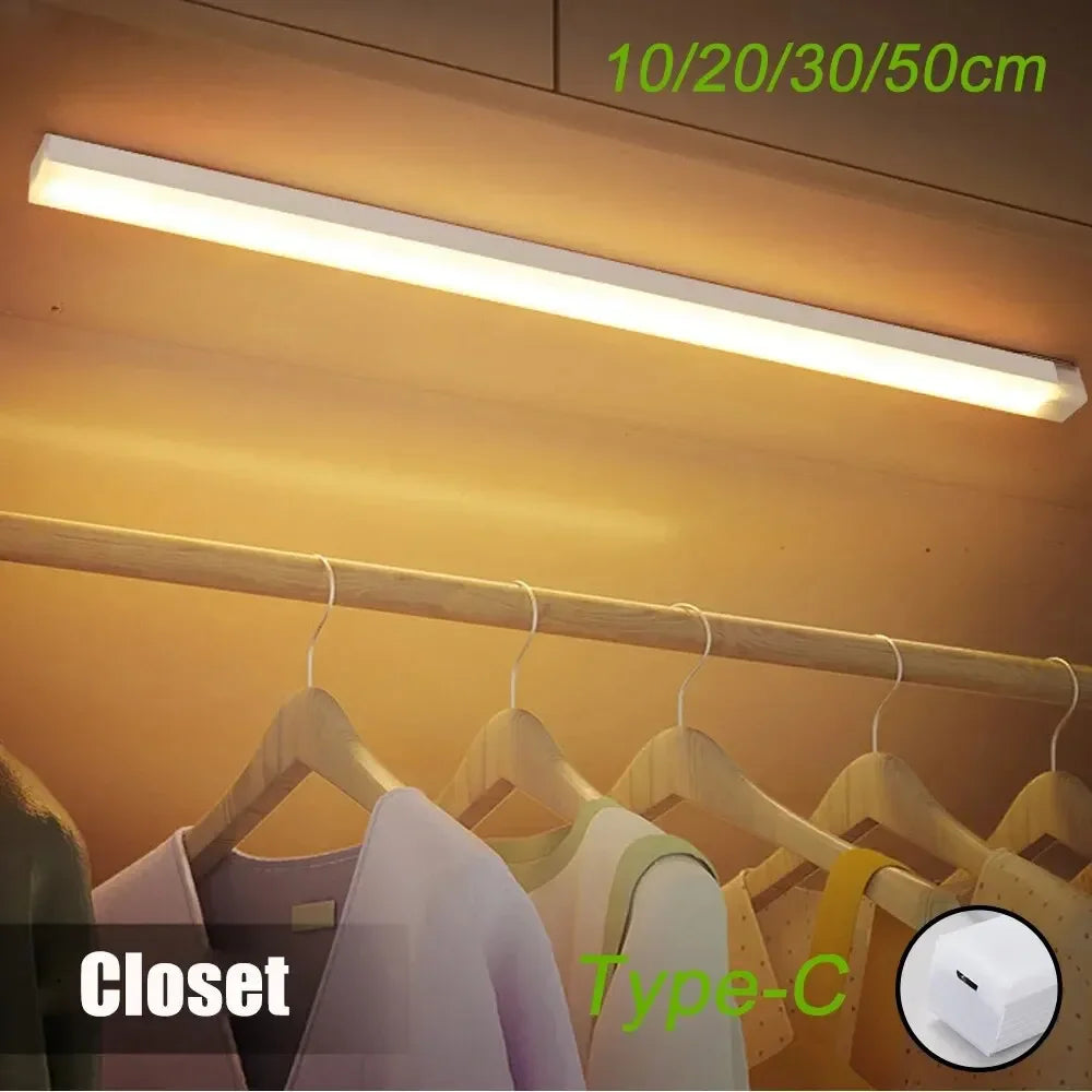 Rechargeable Motion Sensor LED Cabinet Light | Wireless Night Light for Closet Hallway