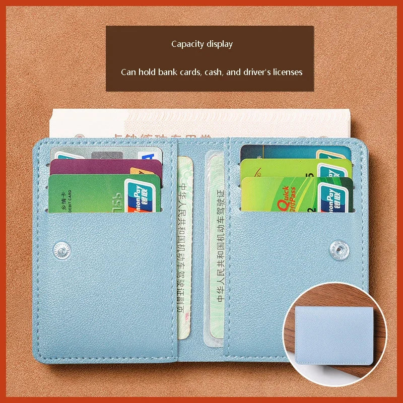 Compact Leather Card Wallet for Men and Women | Minimalist Everyday Carry
