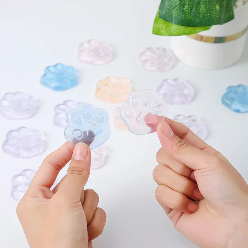 Kawaii Cat Paws Sticky Squeeze Toys | Soft, Realistic, Quick Rebound Jelly Stress Relief