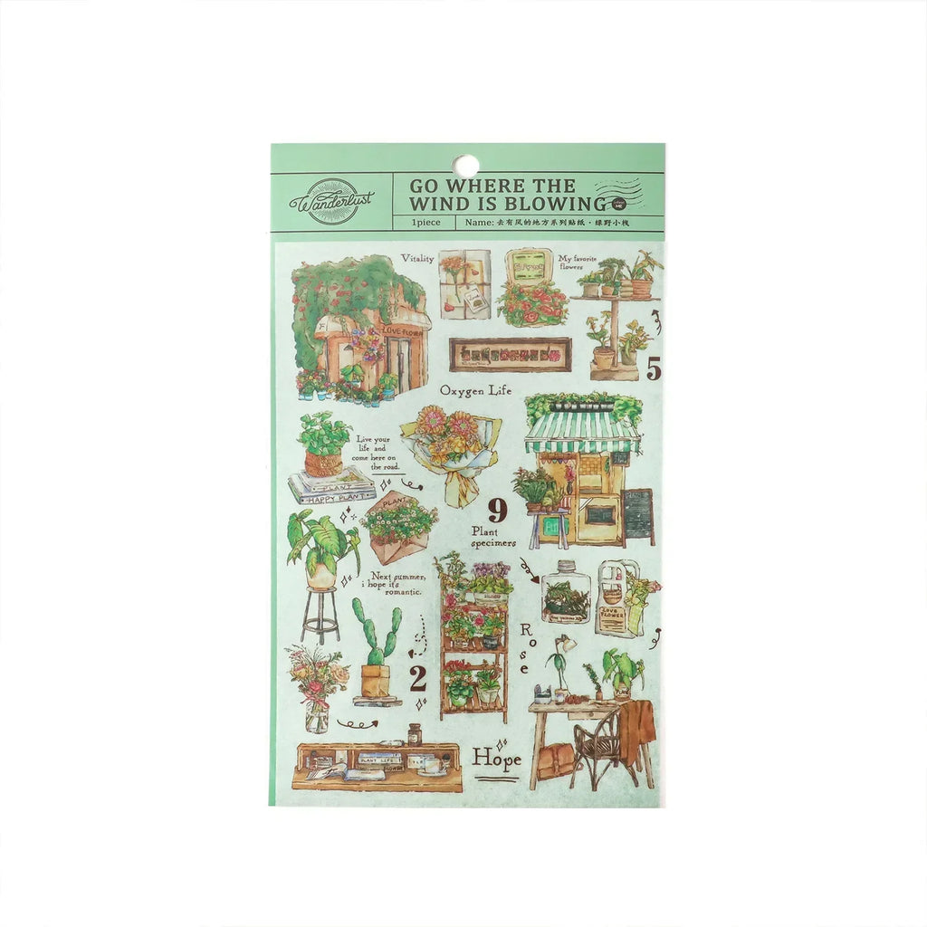 DIY Washi Paper Sticker Pack | Creative Scrapbook Decorative Stickers
