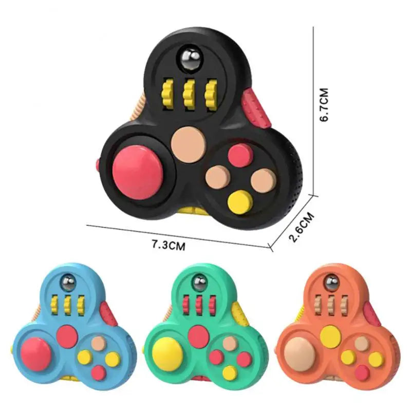 10 in 1 Fidget Pad | Antistress Fidget Toy Pack for Autism and ADHD