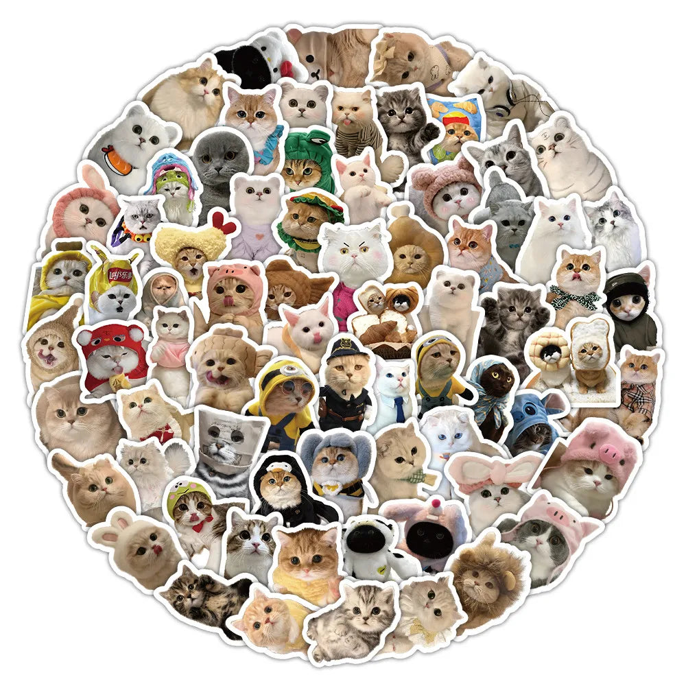 103 Pcs Cute Cat Stickers | Adorable Decor for Journals, Phones, Water Bottles & DIY Crafts