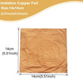 Imitation Gold Leaf Sheets for Crafts | 100pcs Metallic Foil Paper