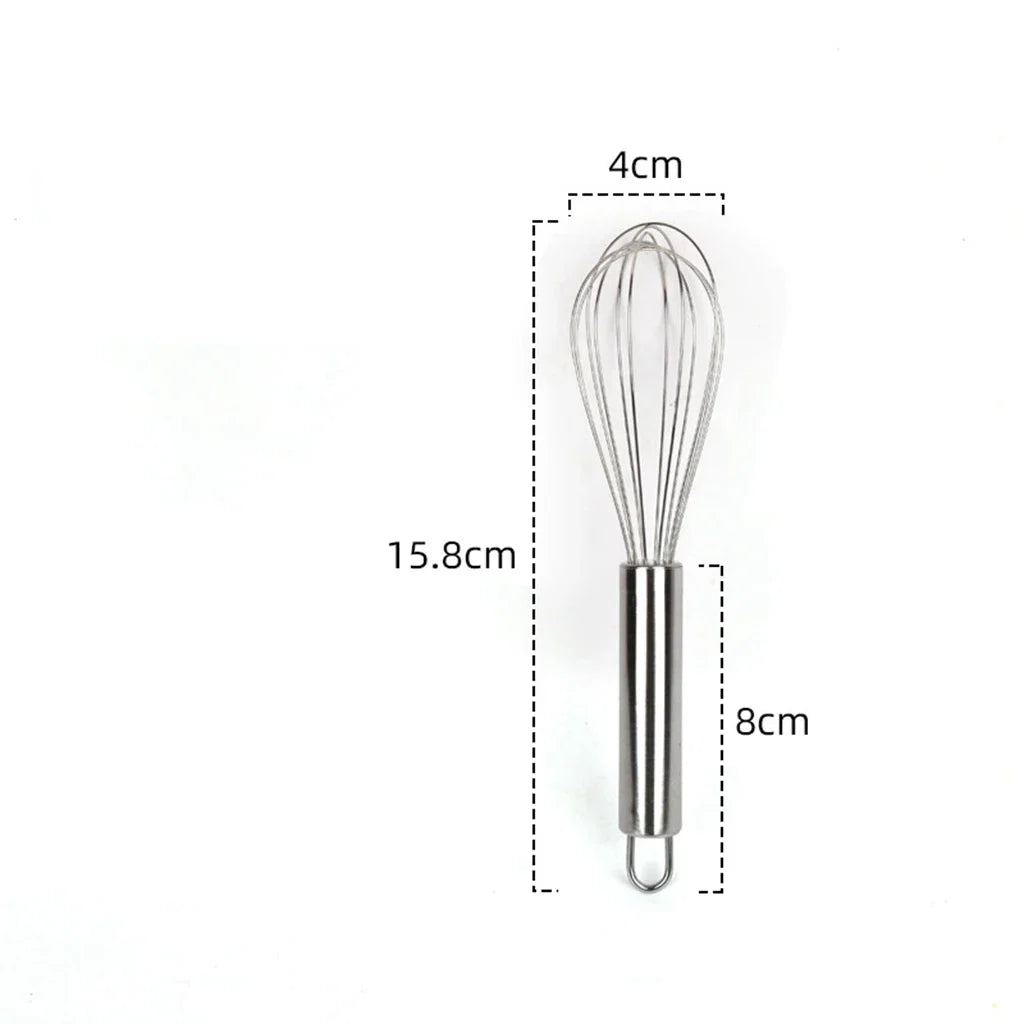 Egg Whisk Manual Egg Beater | Stainless Steel Kitchen Baking Utensil