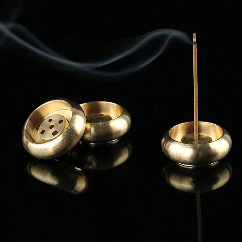 Metal Bodhi Leaf Incense Tray | Zen Incense Burner and Ash Catcher
