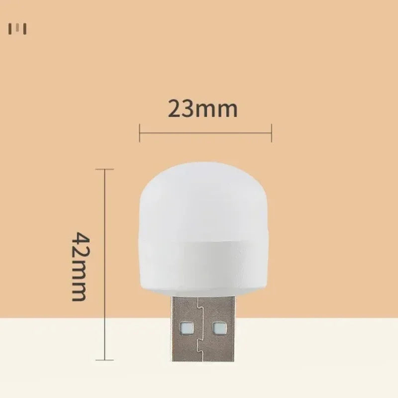 Mini LED Book Reading Light | USB Rechargeable Portable Desk Lamp