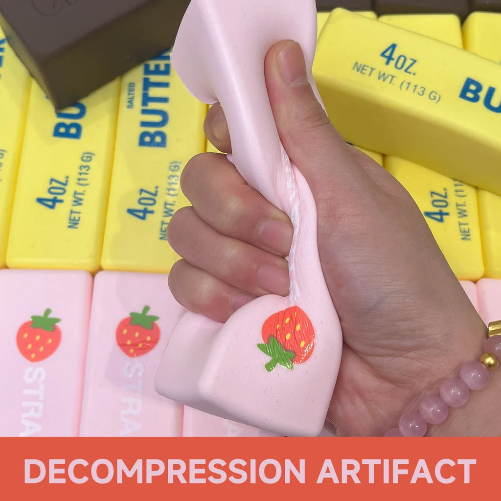 PU Material Squeeze Butter Toy | Slow Rising Stress Relief Food Squeeze