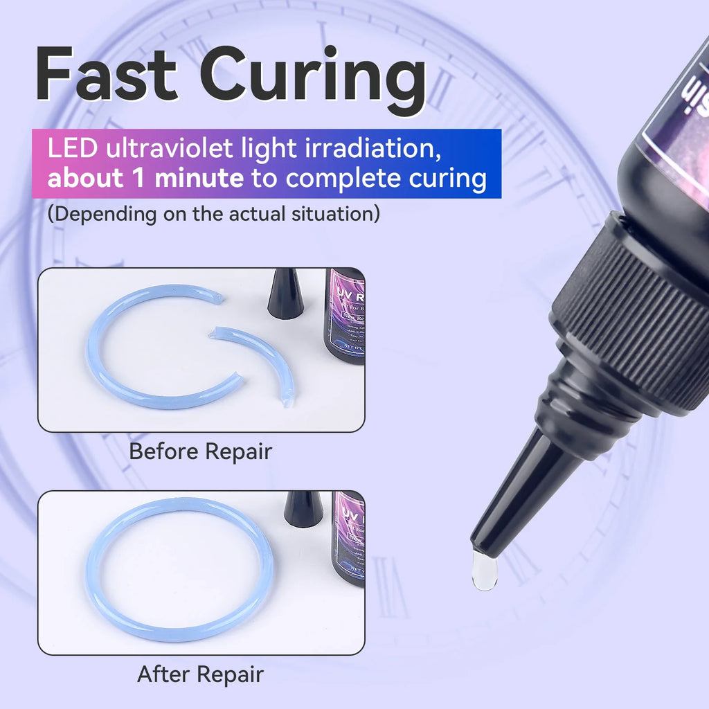 UV Epoxy Resin Glue for Jewelry Making | High Transparency Fast Drying Hardness