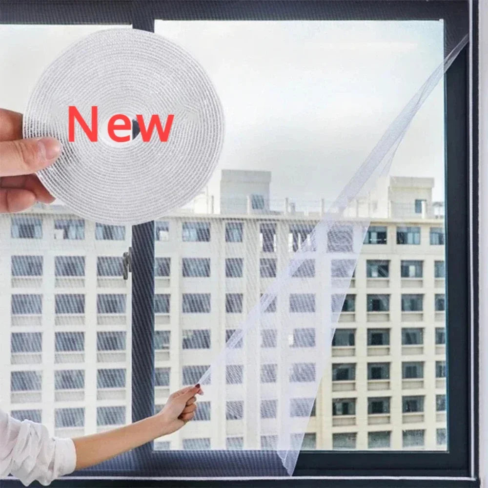 Self-Adhesive Mosquito Net for Windows | DIY Insect Screen Curtain