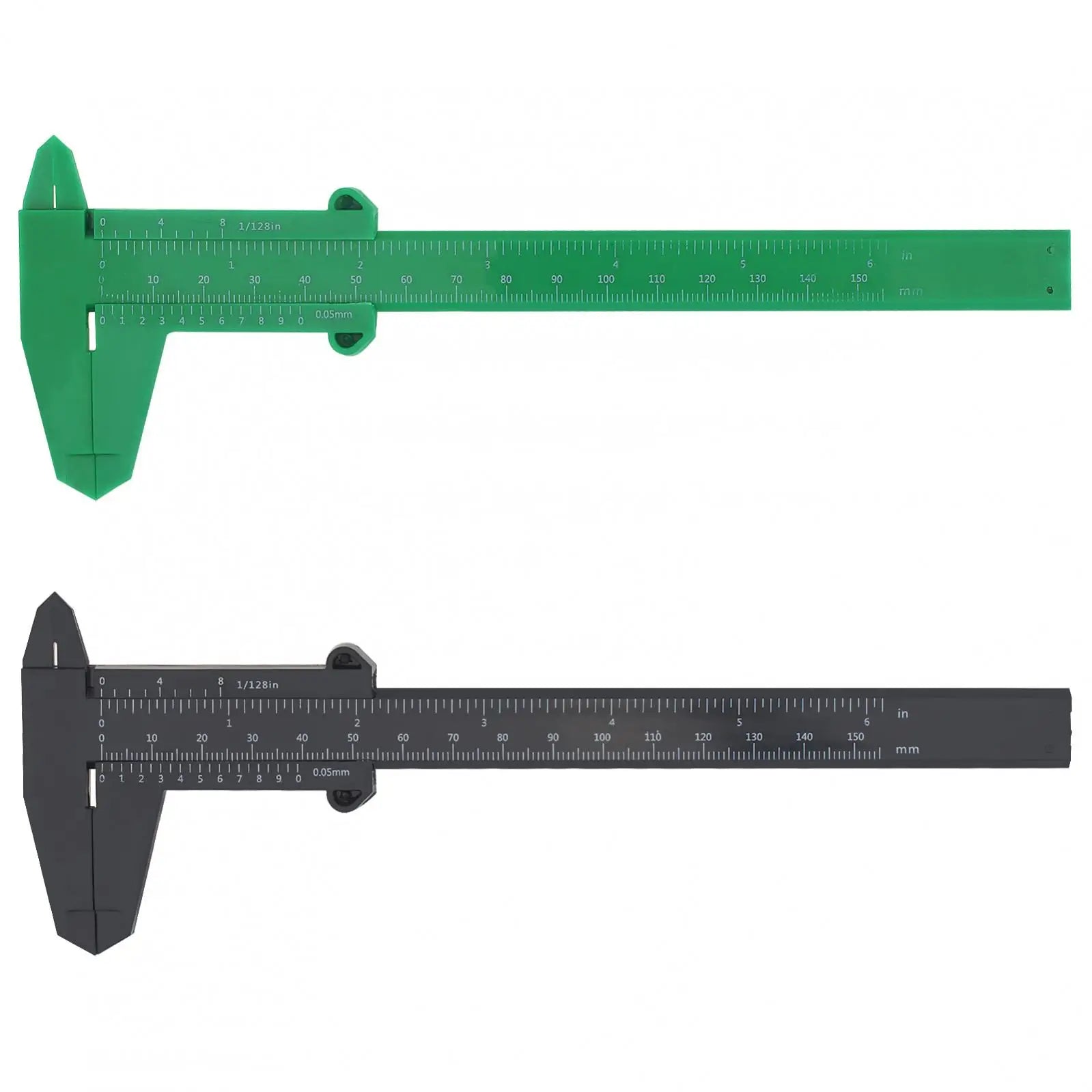 Double Scale Plastic Vernier Caliper 0-150mm | Portable Mini Measuring Tool for Carpentry and Jewelry