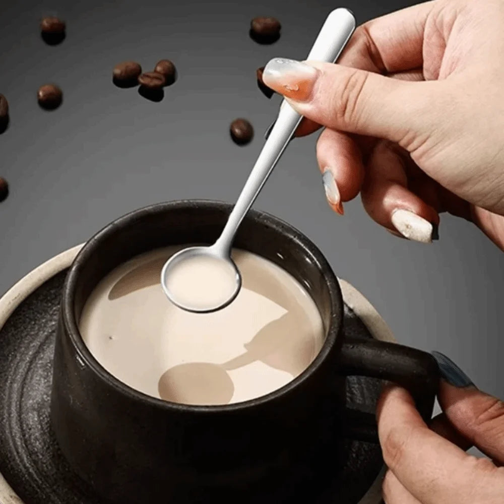 Portable Stainless Steel Tiny Spoon Set | Mini Coffee Spoons for Small Jars