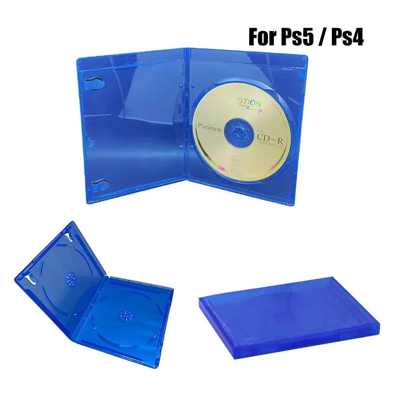 Protective PS5 PS4 Game Disc Case | Blue Storage Box