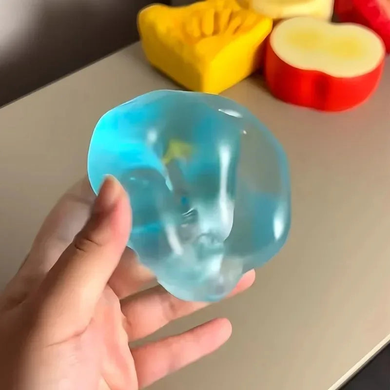 Blue Maltose Squishy Toy | Slow Rebound Sensory Fidget for Stress Relief