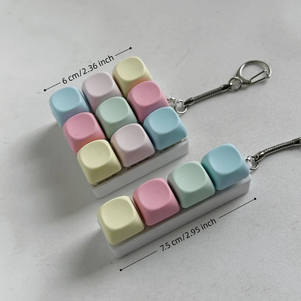 Finger Keyboard Push Pop Game | Stress Relief Desk Toy