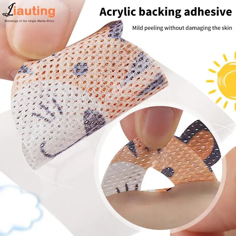 Children Cartoon Night Sleep Mouth Tape | Anti-Snoring Stickers for Nasal Breathing