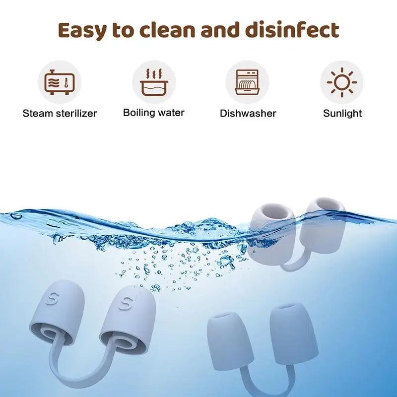 Nasal Dilator Strips for Snoring | Silicone Nose Clip Set