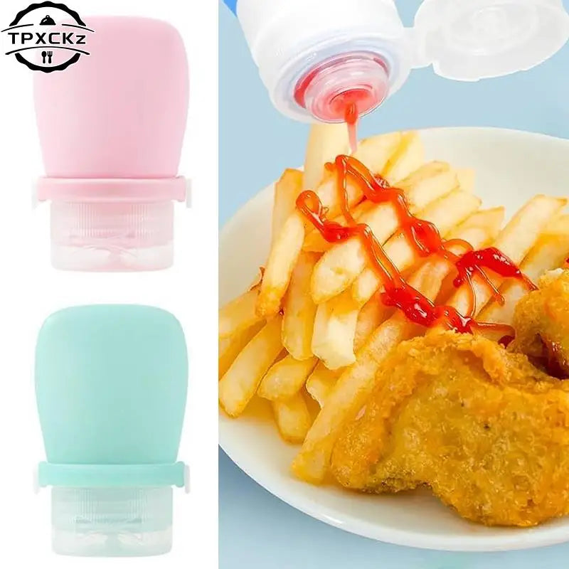 30ml Silicone Squeeze Bottle | Compact Condiment Container for Sauces