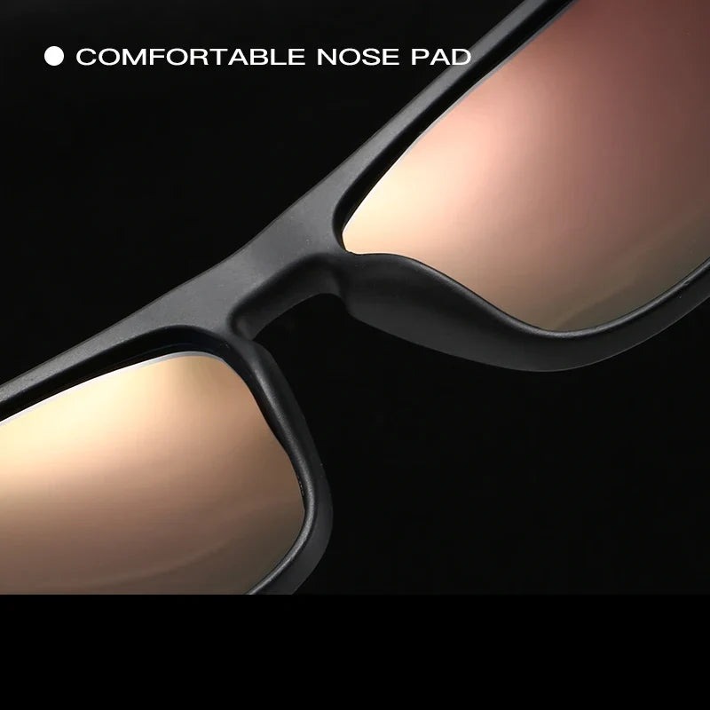 KAROS Polarized Sunglasses | UV400 Square Shades for Outdoor Sports
