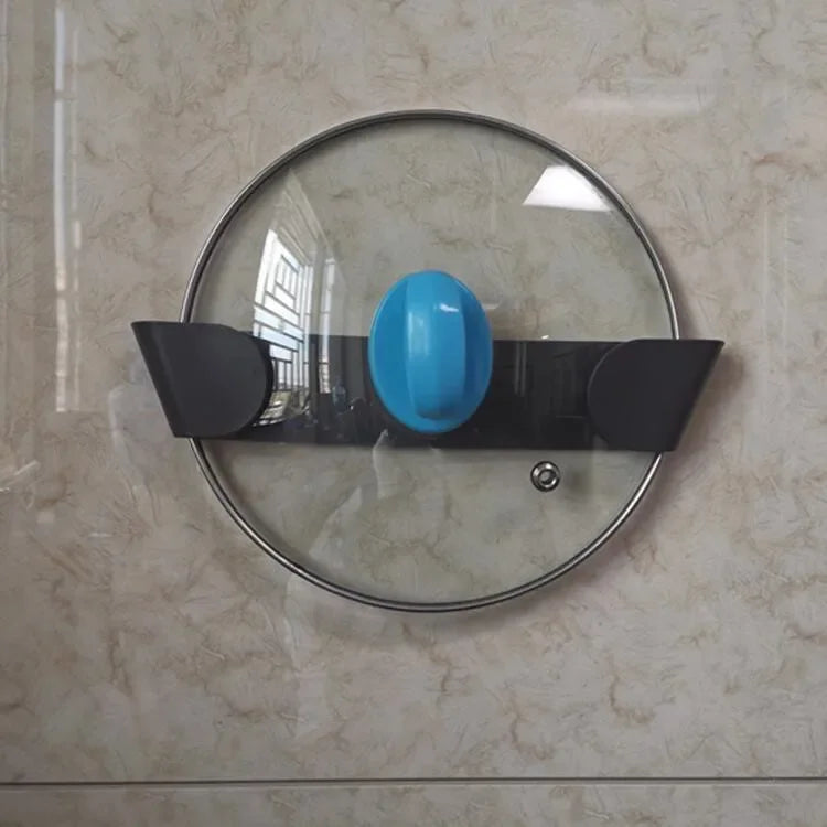 Wall-Mounted Pot Lid Holder Set | 6-Pack Kitchen Organizer