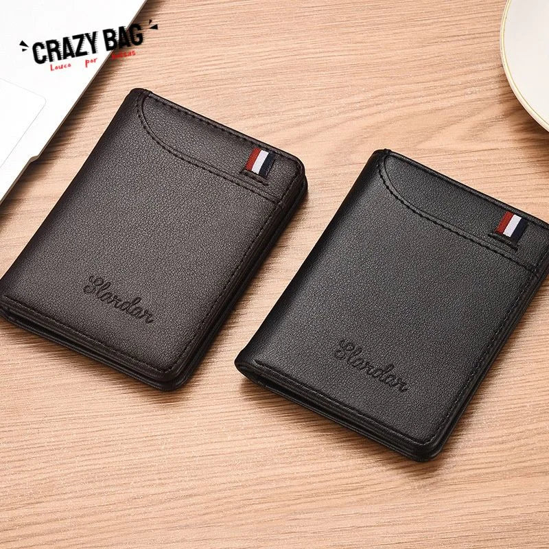 Ultra Thin Men's Wallet | Vertical Small Card Holder