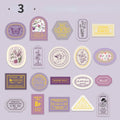 Vintage Label Stickers for DIY Crafts | 40-Piece Retro Collection
