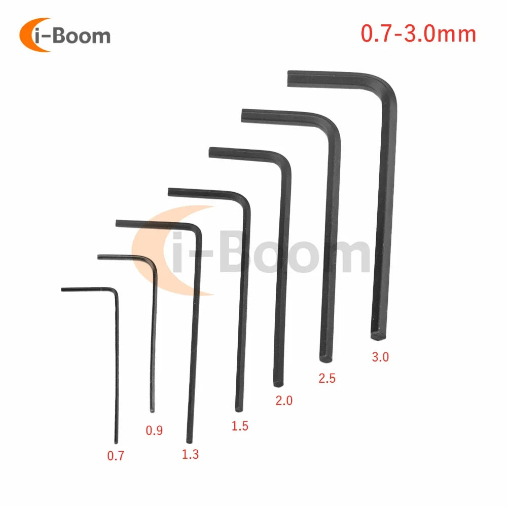 7-Piece Mini Hex Key Allen Wrench Set | 0.7-3mm Alloy Steel Screwdriver Kit