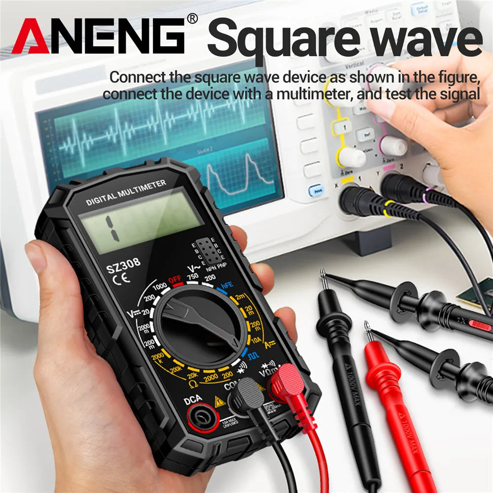 ANENG SZ308 Digital Multimeter | AC/DC Voltage Resistance Capacitance Tester