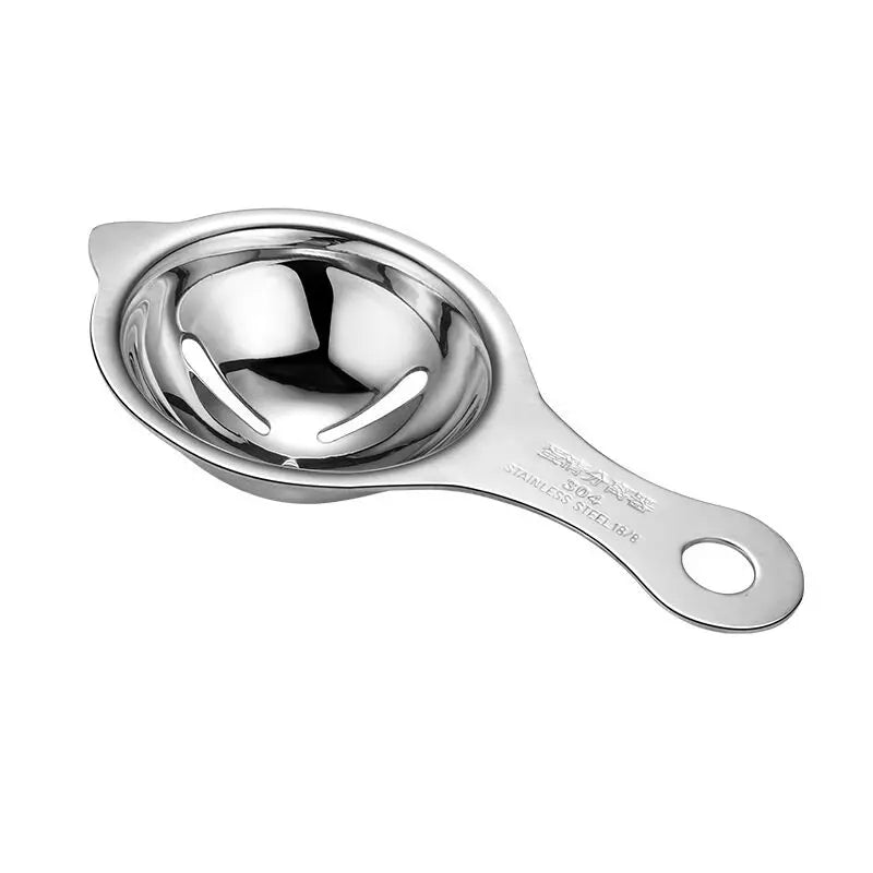 Stainless Steel Egg Yolk Separator | Kitchen Egg Divider Tool for Baking and Cooking