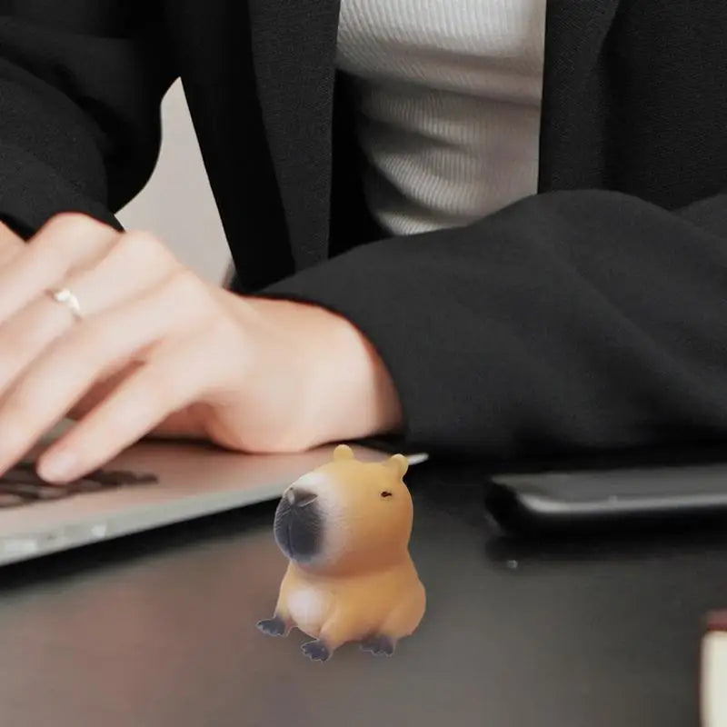 Squishys Capybara Squeeze Toy | Soft Fidget Stress Relief Pinch Toy