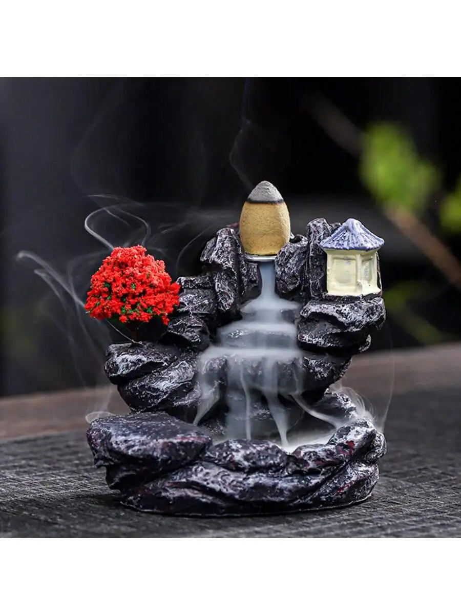 Resin Incense Burner with Smoke Reflux | Creative Home Aromatherapy Decor