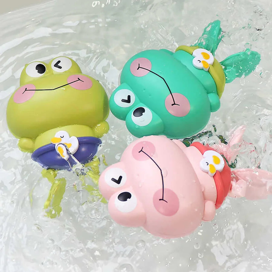 Clockwork Frog Bath Toy | Floating Swim Toy for Kids