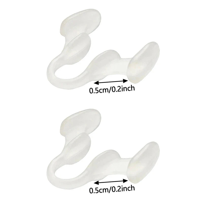 Silicone Nose Clip Sleeping Aid | Anti Snoring Nasal Dilator for Better Sleep