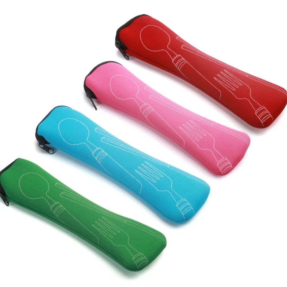 Portable Cutlery Bag | Travel Storage Pouch for Fork and Spoon