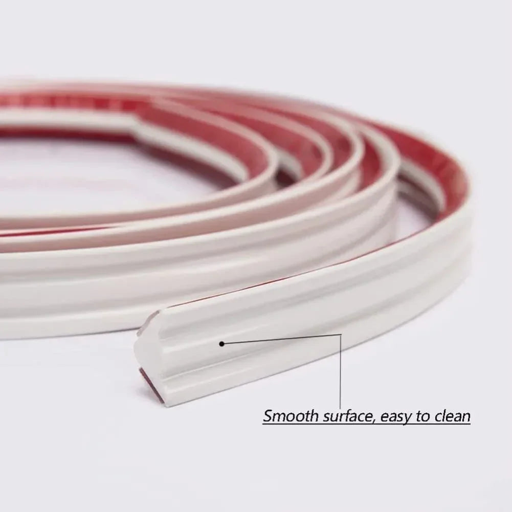 Self-Stick Wall Skirting Trim | 3D Flexible Border Decorative Line